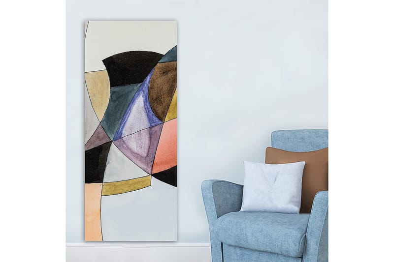 Canvasbilde DKY Abstract & Fractals Flerfarget - 50x120 cm - Interiør - Maleri & posters - Lerretsbilder