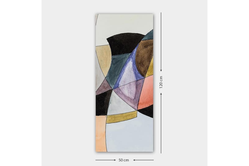 Canvasbilde DKY Abstract & Fractals Flerfarget - 50x120 cm - Lerretsbilder