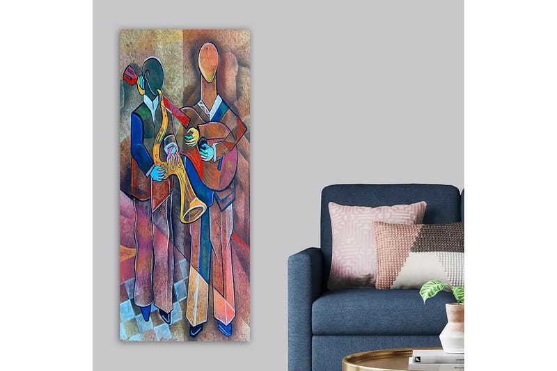 Canvasbilde DKY Abstract & Fractals Flerfarget - 50x120 cm - Interiør - Maleri & posters - Lerretsbilder