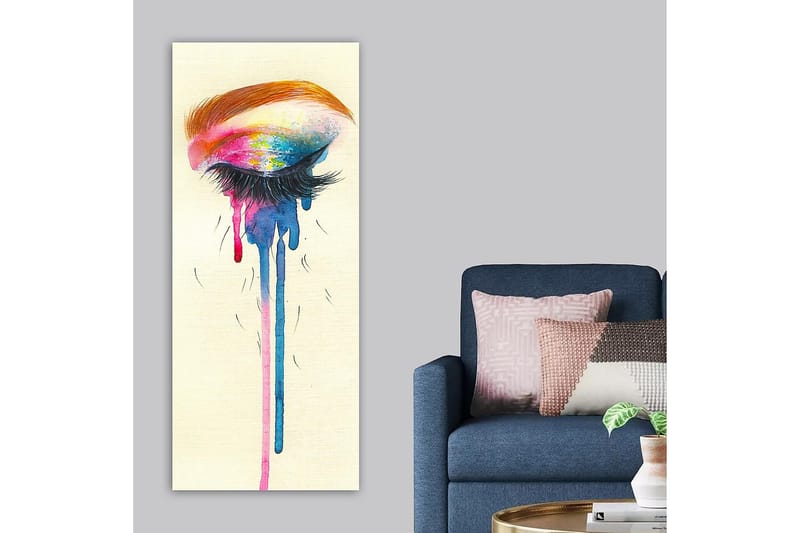 Canvasbilde DKY Abstract & Fractals Flerfarget - 50x120 cm - Interiør - Maleri & posters - Lerretsbilder