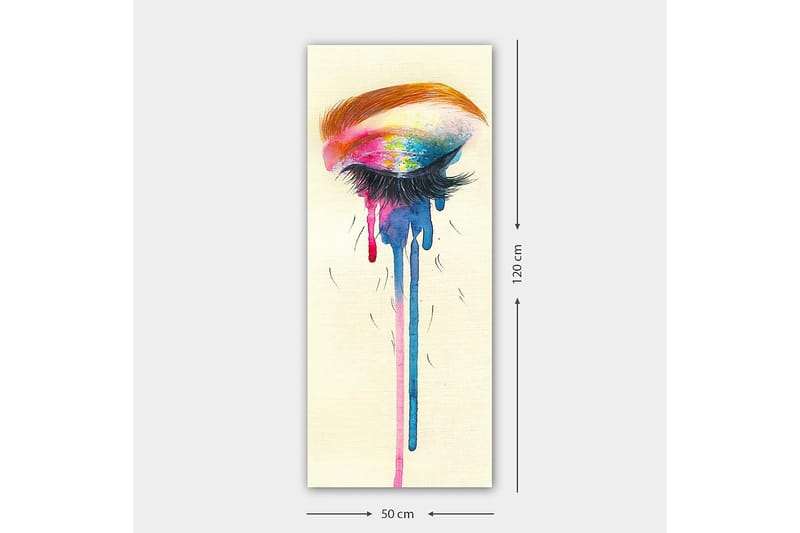 Canvasbilde DKY Abstract & Fractals Flerfarget - 50x120 cm - Interiør - Maleri & posters - Lerretsbilder