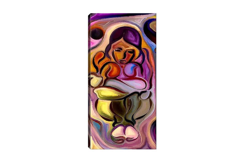 Canvasbilde DKY Abstract & Fractals Flerfarget, 50x120 cm