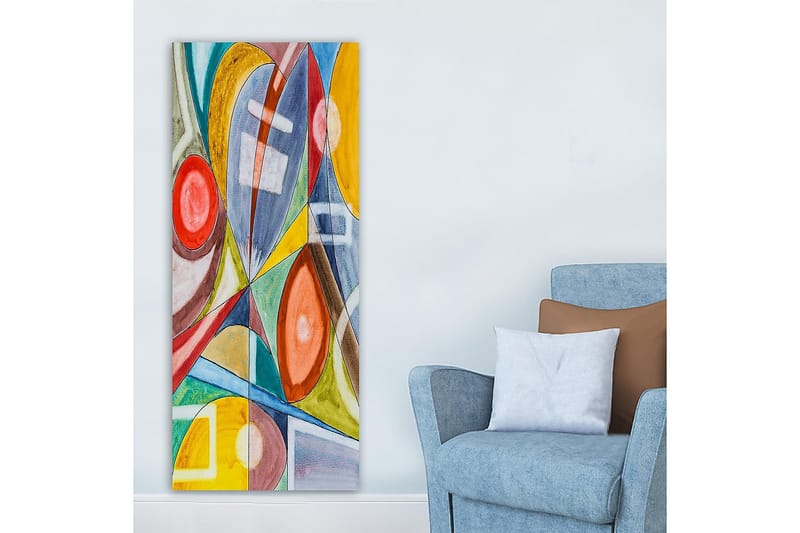 Canvasbilde DKY Abstract & Fractals Flerfarget - 50x120 cm - Interiør - Maleri & posters - Lerretsbilder