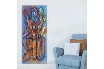 Canvasbilde DKY Abstract & Fractals Flerfarget - 50x120 cm - Interiør - Maleri & posters - Lerretsbilder