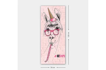 Canvasbilde DKY Animals Flerfarget - 50x120 cm - Interiør - Maleri & posters - Lerretsbilder