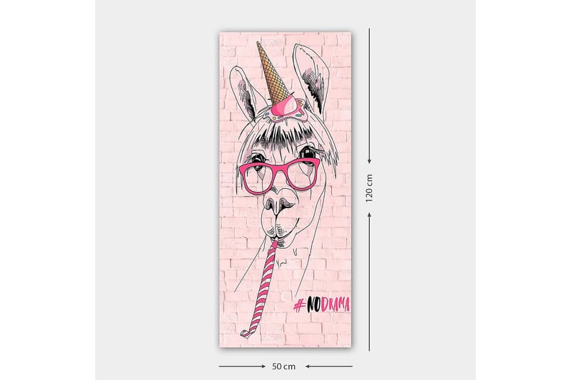 Canvasbilde DKY Animals Flerfarget - 50x120 cm - Interiør - Maleri & posters - Lerretsbilder