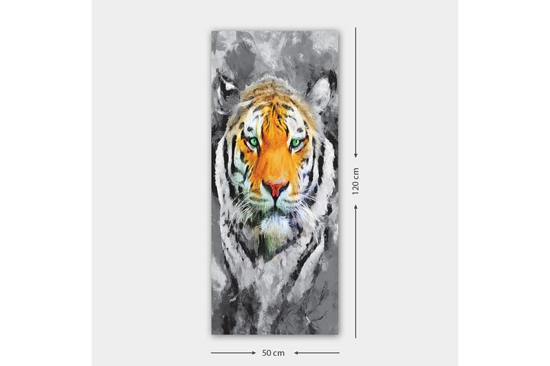 Canvasbilde DKY Animals Flerfarget - 50x120 cm - Interiør - Maleri & posters - Lerretsbilder