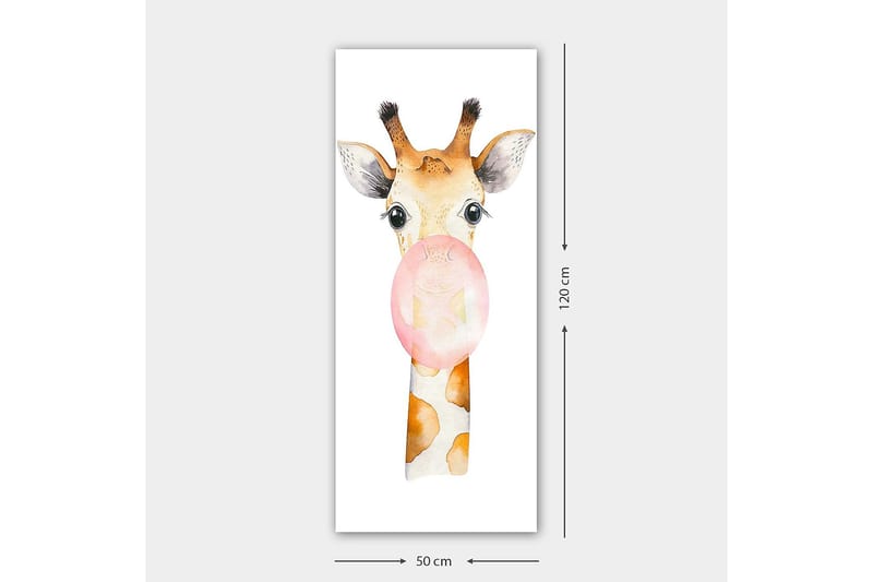 Canvasbilde DKY Animals Flerfarget - 50x120 cm - Interiør - Maleri & posters - Lerretsbilder