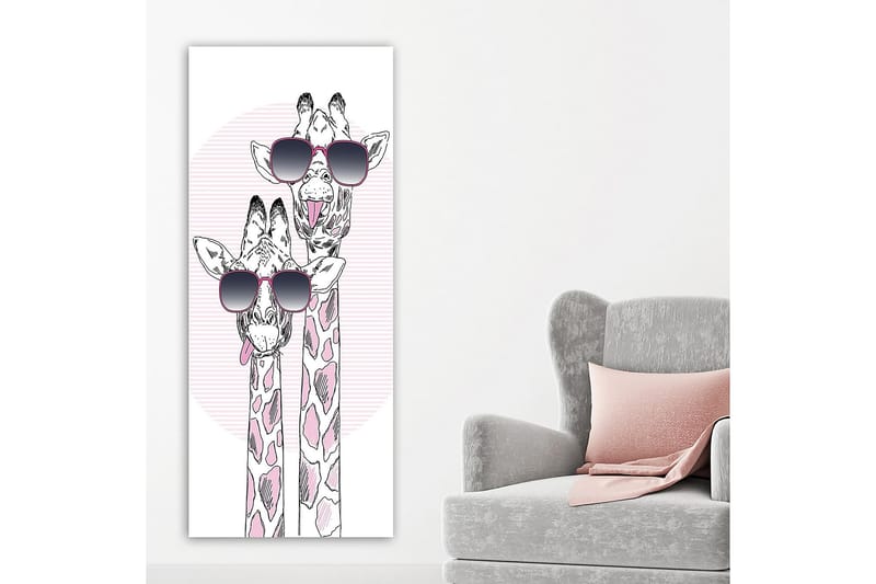 Canvasbilde DKY Animals Flerfarget - 50x120 cm - Interiør - Maleri & posters - Lerretsbilder