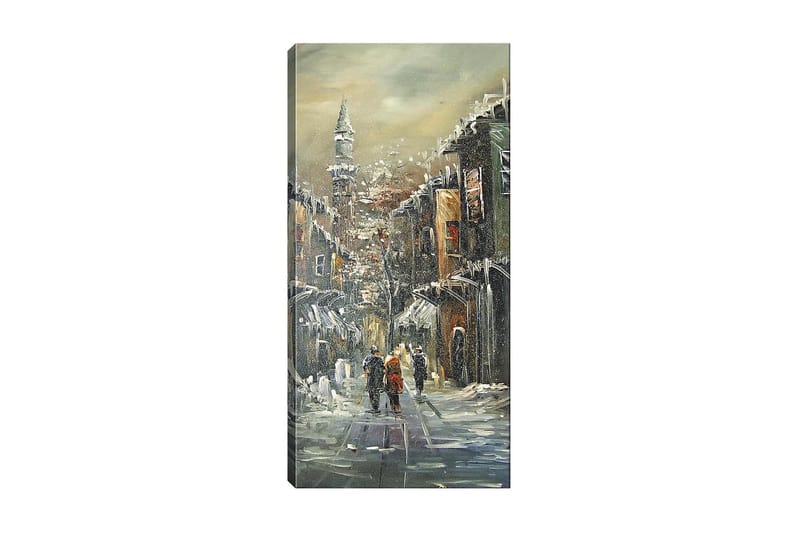 Canvasbilde DKY Buildings & Cityscapes Flerfarget - 50x120 cm - Interiør - Maleri & posters - Lerretsbilder