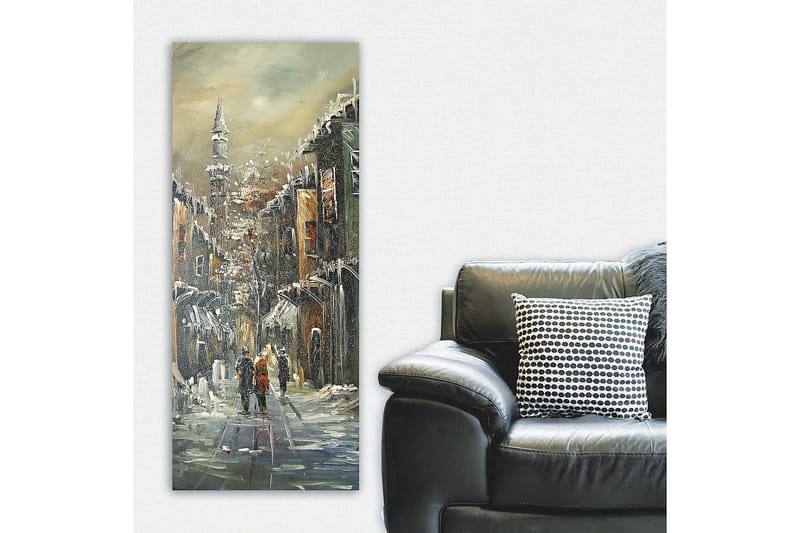 Canvasbilde DKY Buildings & Cityscapes Flerfarget - 50x120 cm - Interiør - Maleri & posters - Lerretsbilder
