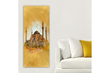 Canvasbilde DKY Cities & Countries Flerfarget - 50x120 cm - Interiør - Maleri & posters - Lerretsbilder