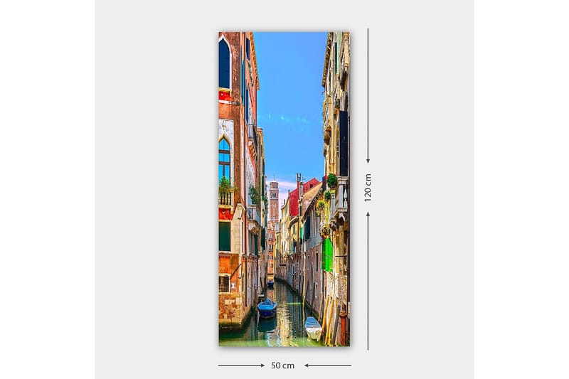 Canvasbilde DKY Cities & Countries Flerfarget - 50x120 cm - Interiør - Maleri & posters - Lerretsbilder