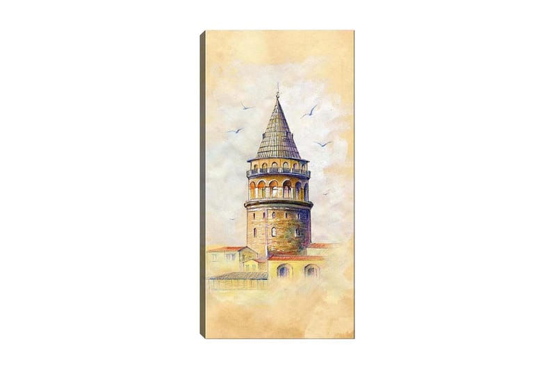 Canvasbilde DKY Cities & Countries Flerfarget - 50x120 cm - Interiør - Maleri & posters - Lerretsbilder