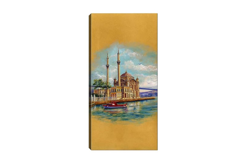 Canvasbilde DKY Cities & Countries Flerfarget - 50x120 cm - Interiør - Maleri & posters - Lerretsbilder