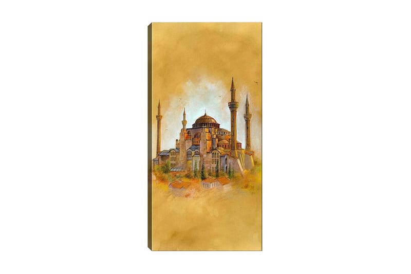 Canvasbilde DKY Cities & Countries Flerfarget - 50x120 cm - Interiør - Maleri & posters - Lerretsbilder