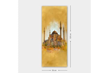 Canvasbilde DKY Cities & Countries Flerfarget - 50x120 cm - Interiør - Maleri & posters - Lerretsbilder