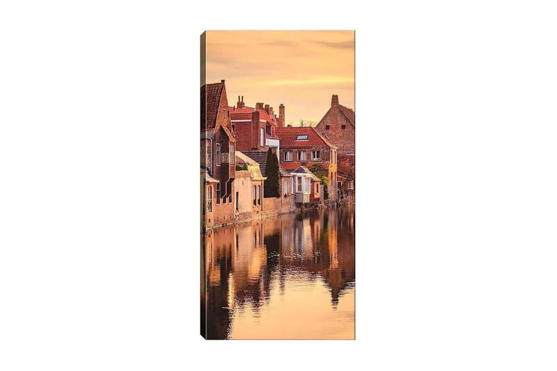 Canvasbilde DKY Cities & Countries Flerfarget - 50x120 cm - Interiør - Maleri & posters - Lerretsbilder