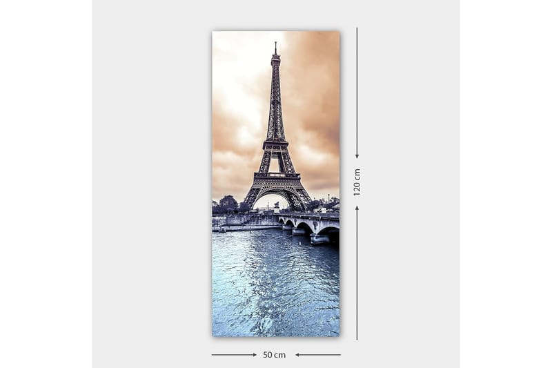 Canvasbilde DKY Cities & Countries Flerfarget - 50x120 cm - Interiør - Maleri & posters - Lerretsbilder