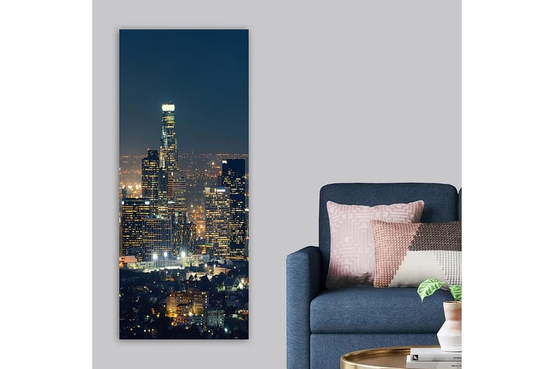 Canvasbilde DKY Cities & Countries Flerfarget - 50x120 cm - Interiør - Maleri & posters - Lerretsbilder