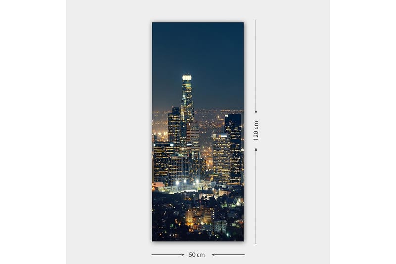 Canvasbilde DKY Cities & Countries Flerfarget - 50x120 cm - Interiør - Maleri & posters - Lerretsbilder