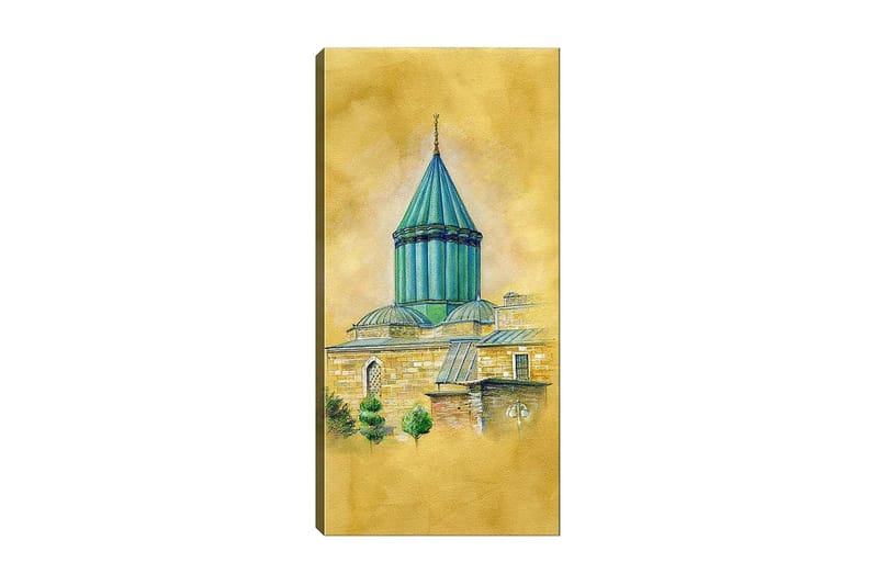 Canvasbilde DKY Cities & Countries Flerfarget - 50x120 cm - Interiør - Maleri & posters - Lerretsbilder
