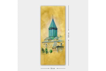 Canvasbilde DKY Cities & Countries Flerfarget - 50x120 cm - Interiør - Maleri & posters - Lerretsbilder