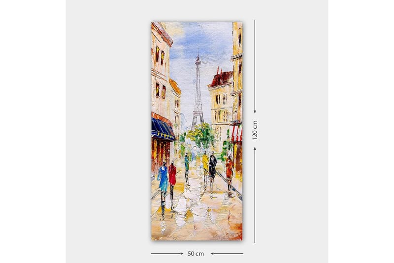 Canvasbilde DKY Cities & Countries Flerfarget - 50x120 cm - Interiør - Maleri & posters - Lerretsbilder