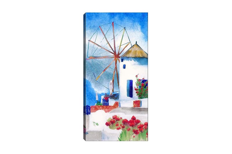 Canvasbilde DKY Cities & Countries Flerfarget - 50x120 cm - Interiør - Maleri & posters - Lerretsbilder