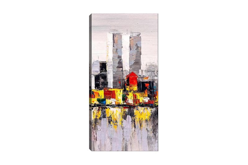 Canvasbilde DKY Cities & Countries Flerfarget - 50x120 cm - Interiør - Maleri & posters - Lerretsbilder