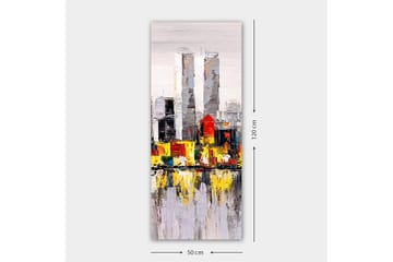 Canvasbilde DKY Cities & Countries Flerfarget - 50x120 cm - Interiør - Maleri & posters - Lerretsbilder