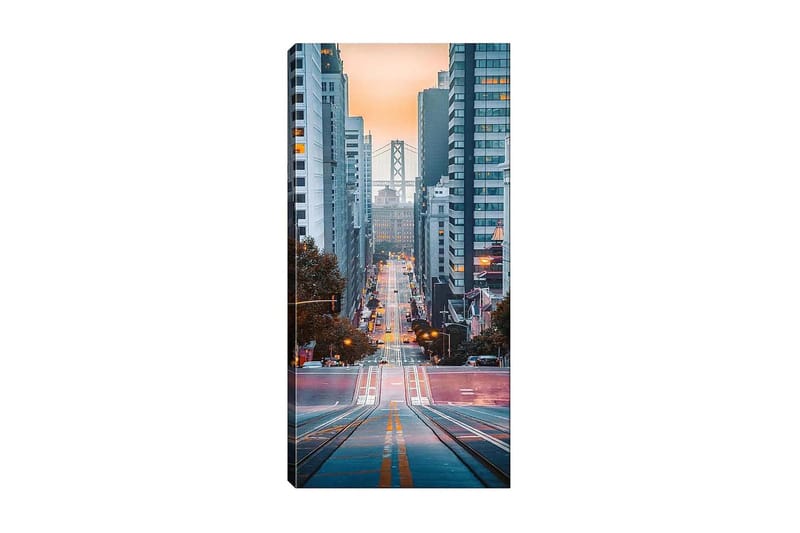 Canvasbilde DKY Cities & Countries Flerfarget - 50x120 cm - Interiør - Maleri & posters - Lerretsbilder