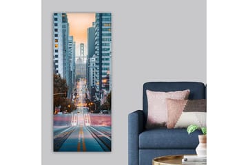 Canvasbilde DKY Cities & Countries Flerfarget - 50x120 cm - Interiør - Maleri & posters - Lerretsbilder