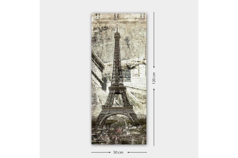 Canvasbilde DKY Cities & Countries Flerfarget - 50x120 cm - Interiør - Maleri & posters - Lerretsbilder
