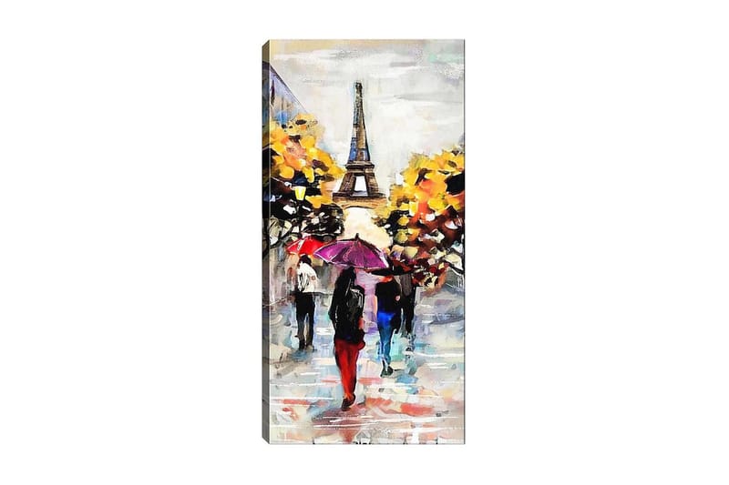 Canvasbilde DKY Cities & Countries Flerfarget - 50x120 cm - Interiør - Maleri & posters - Lerretsbilder