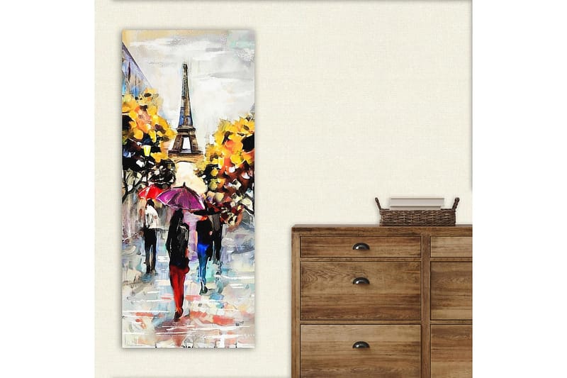 Canvasbilde DKY Cities & Countries Flerfarget - 50x120 cm - Interiør - Maleri & posters - Lerretsbilder