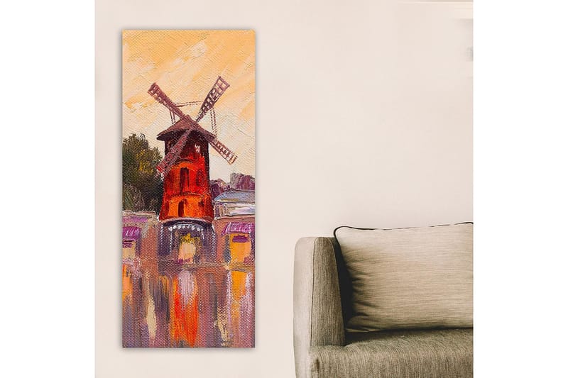 Canvasbilde DKY Cities & Countries Flerfarget - 50x120 cm - Interiør - Maleri & posters - Lerretsbilder