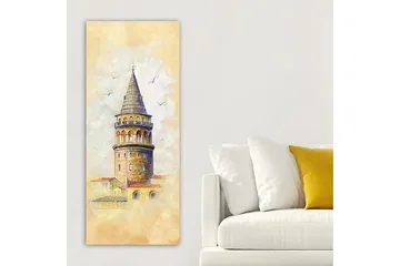 Canvasbilde DKY Cities & Countries Flerfarget - 50x120 cm - Interiør - Maleri & posters - Lerretsbilder
