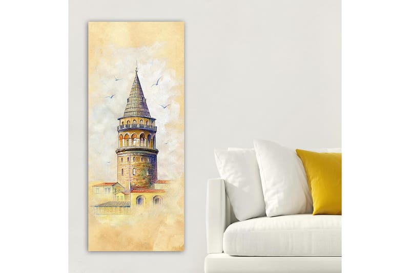 Canvasbilde DKY Cities & Countries Flerfarget - 50x120 cm - Interiør - Maleri & posters - Lerretsbilder