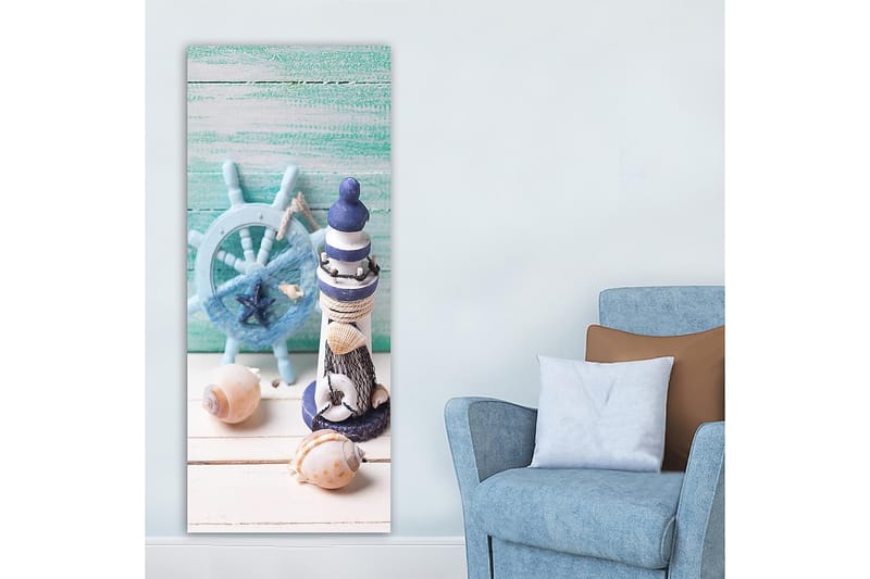 Canvasbilde DKY Entertainment Flerfarget - 50x120 cm - Interiør - Maleri & posters - Lerretsbilder