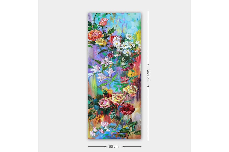 Canvasbilde DKY Floral & Botanical Flerfarget - 50x120 cm - Interiør - Maleri & posters - Lerretsbilder
