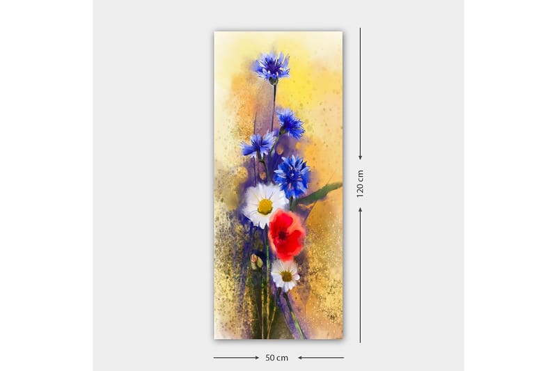 Canvasbilde DKY Floral & Botanical Flerfarget - 50x120 cm - Interiør - Maleri & posters - Lerretsbilder