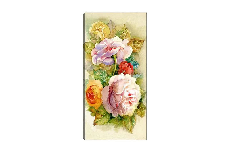 Canvasbilde DKY Floral & Botanical Flerfarget, 50x120 cm