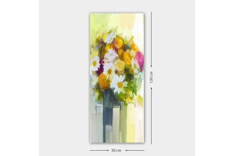 Canvasbilde DKY Floral & Botanical Flerfarget - 50x120 cm - Interiør - Maleri & posters - Lerretsbilder