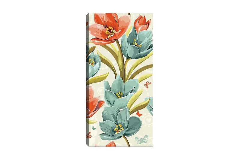 Canvasbilde DKY Floral & Botanical Flerfarget, 50x120 cm