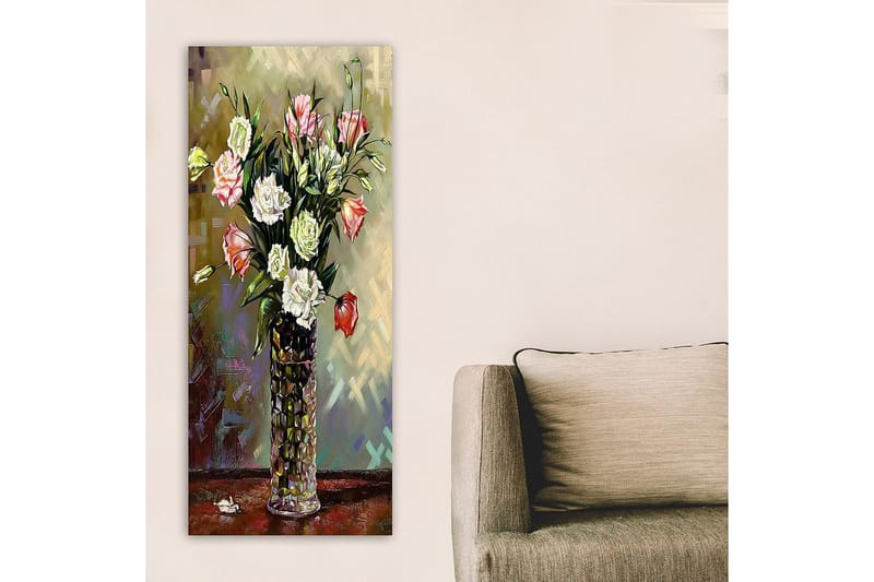 Canvasbilde DKY Floral & Botanical Flerfarget - 50x120 cm - Interiør - Maleri & posters - Lerretsbilder