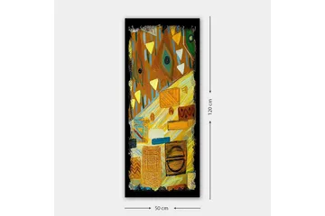 Canvasbilde DKY Geometric Flerfarget - 50x120 cm - Interiør - Maleri & posters - Lerretsbilder