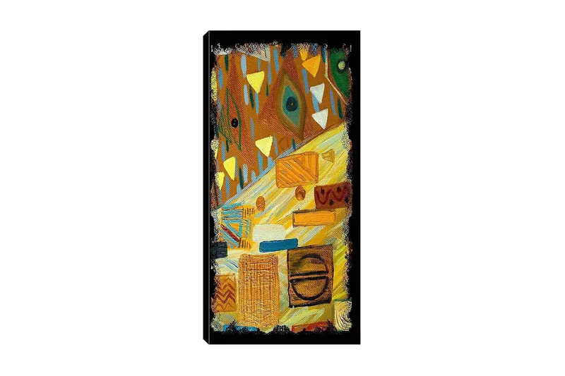 Canvasbilde DKY Geometric Flerfarget, 50x120 cm
