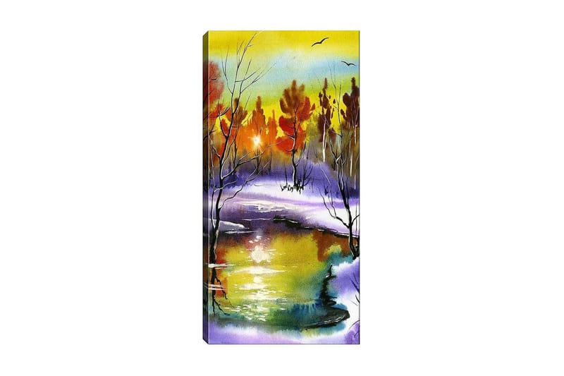 Canvasbilde DKY Landscape & Nature Flerfarget - 50x120 cm - Interiør - Maleri & posters - Lerretsbilder