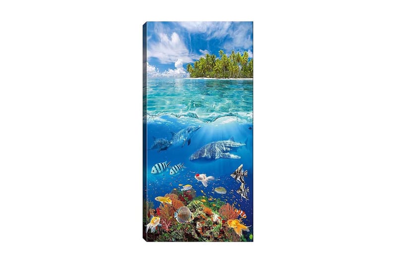 Canvasbilde DKY Landscape & Nature Flerfarget - 50x120 cm - Interiør - Maleri & posters - Lerretsbilder